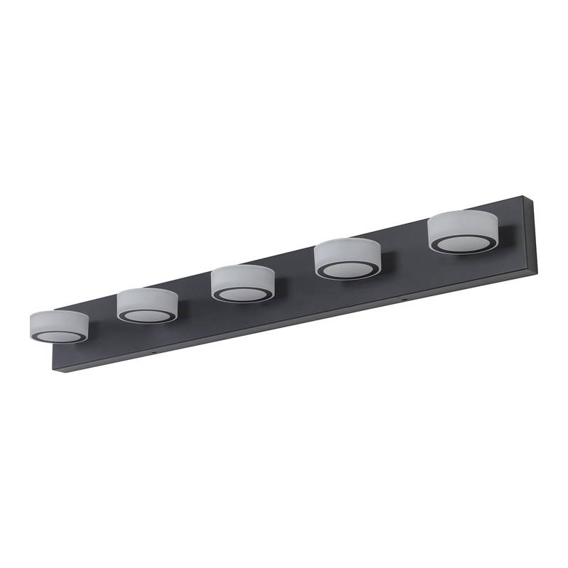 Sleek Black LED Vanity Lights for a Modern Bath