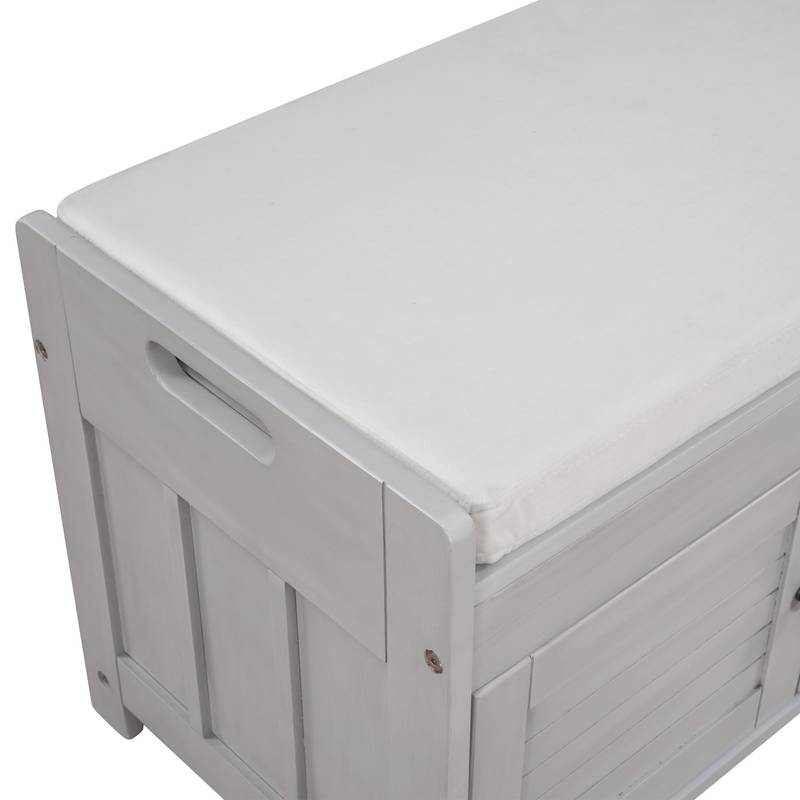Cozy Curved Storage Bench with Hidden Space