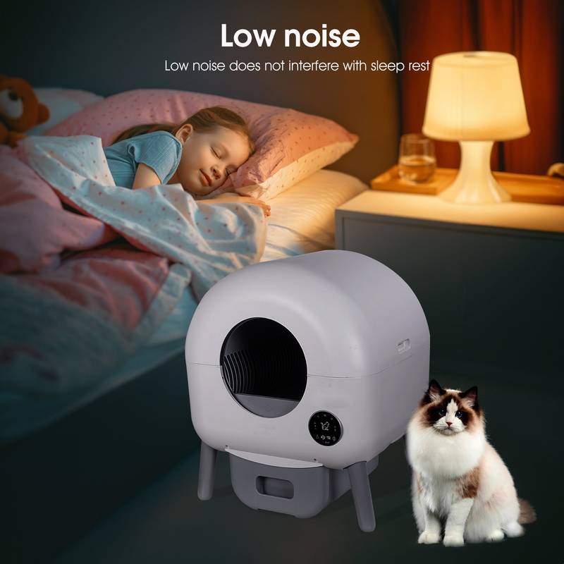 Purrfect Clean Litter Box - Hassle-Free Self-Cleaning for Multiple Cats!