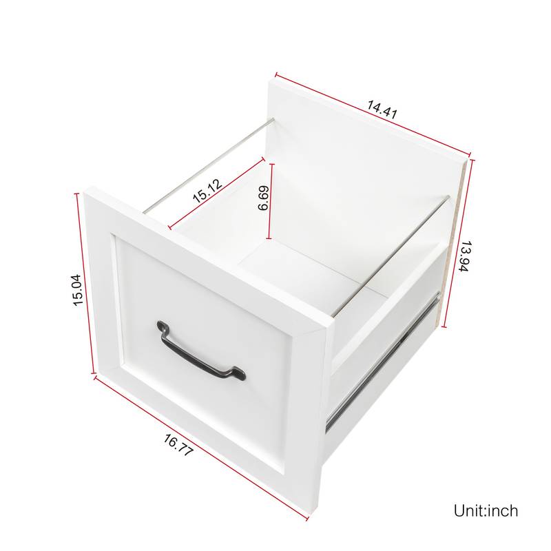 Chic White Desk with Hutch for Home Office