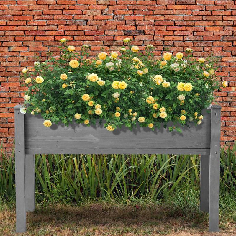 Eco-Friendly Elevated Garden Bed for Easy Planting