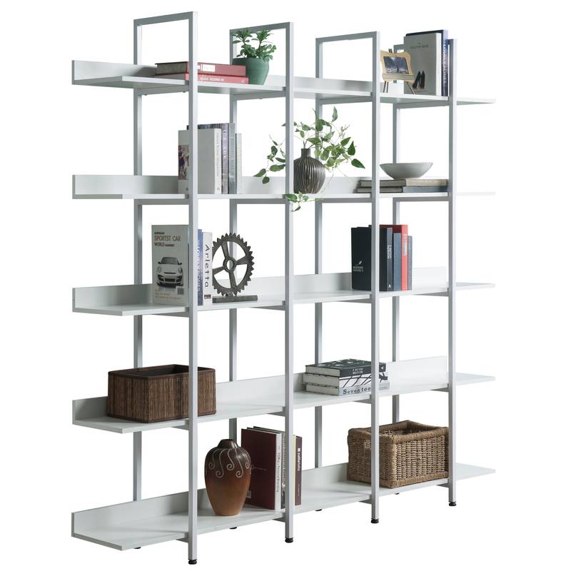 Vintage Industrial 5-Tier Bookshelf