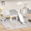Fun Toddler Playground Slide with Swing & Hoop