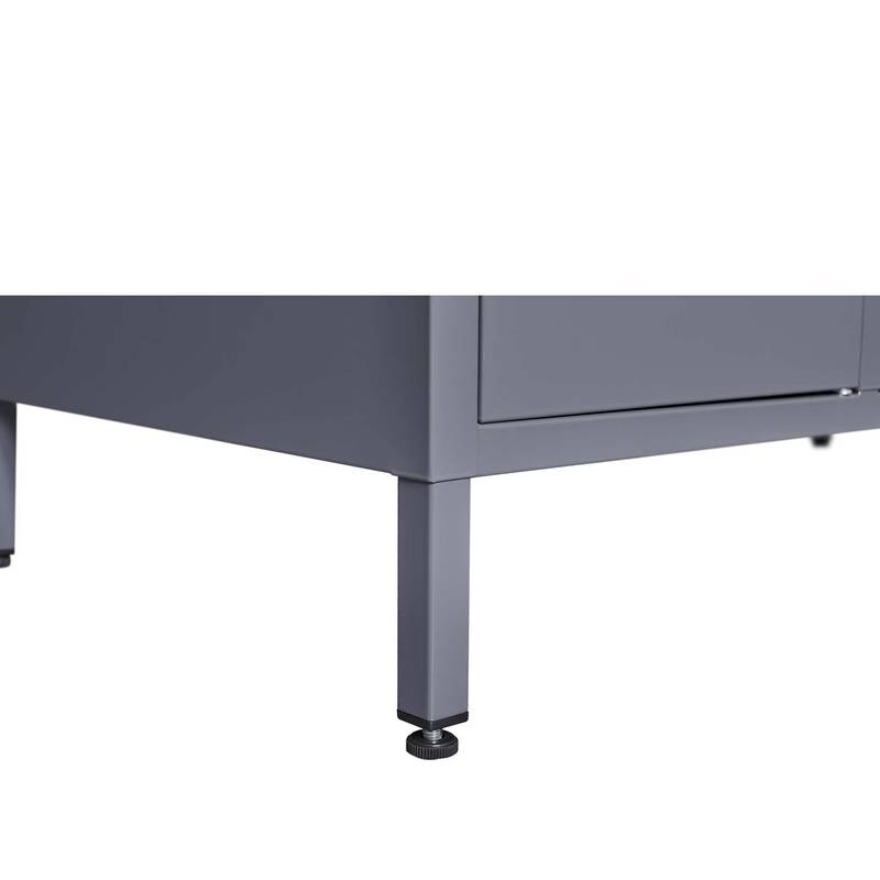 Stylish Gray Locker Storage for Home, Gym & Office