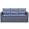 Cozy All-Weather Wicker Outdoor Lounge Set