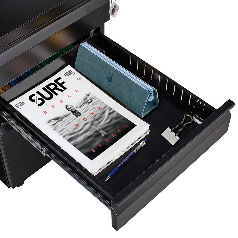 Locking Rolling File Cabinet – Secure & Mobile Storage Solution for Your Office