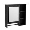 Stylish Wall-Mount Bathroom Cabinet with Mirror & Adjustable Shelves