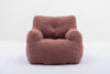 Cozy Teddy Foam Bean Bag Chair
