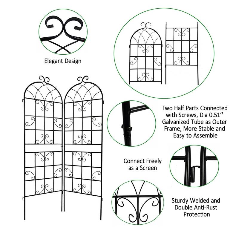 ClimbHigh: Rust-Free Plant Trellis Set
