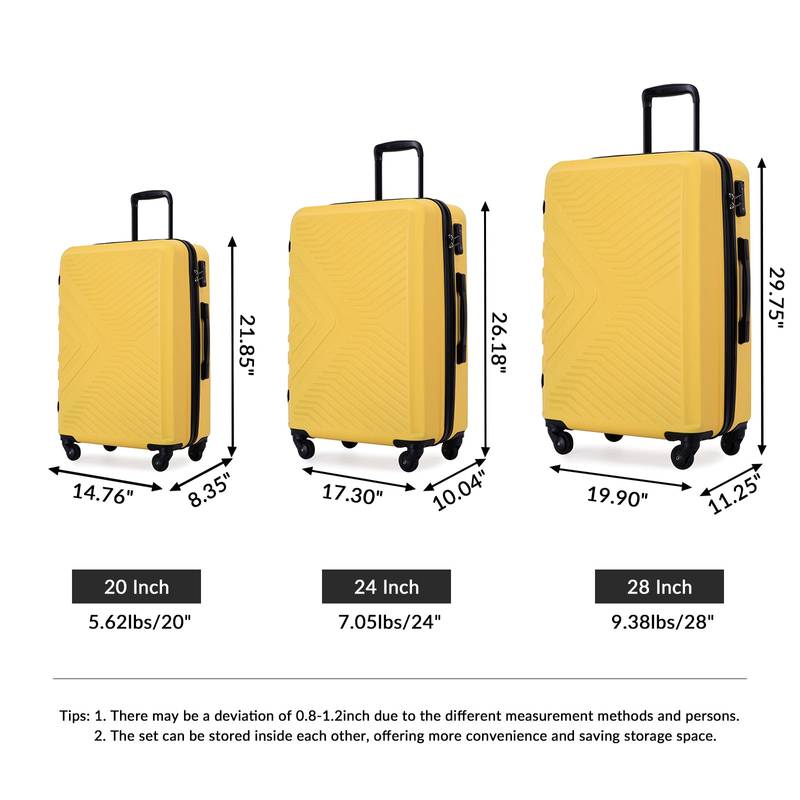 Sunny Spinner Suitcase Set
