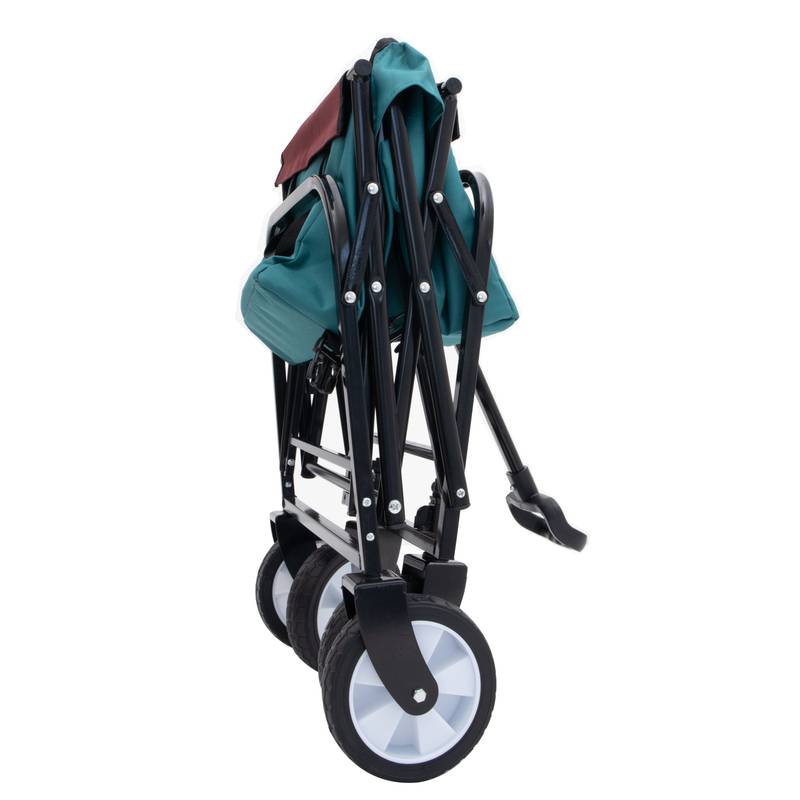 Cyan Collapsible Utility Wagon with Liners