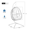 Cozy Swing Egg Chair with Stand for Indoor and Outdoor Relaxation