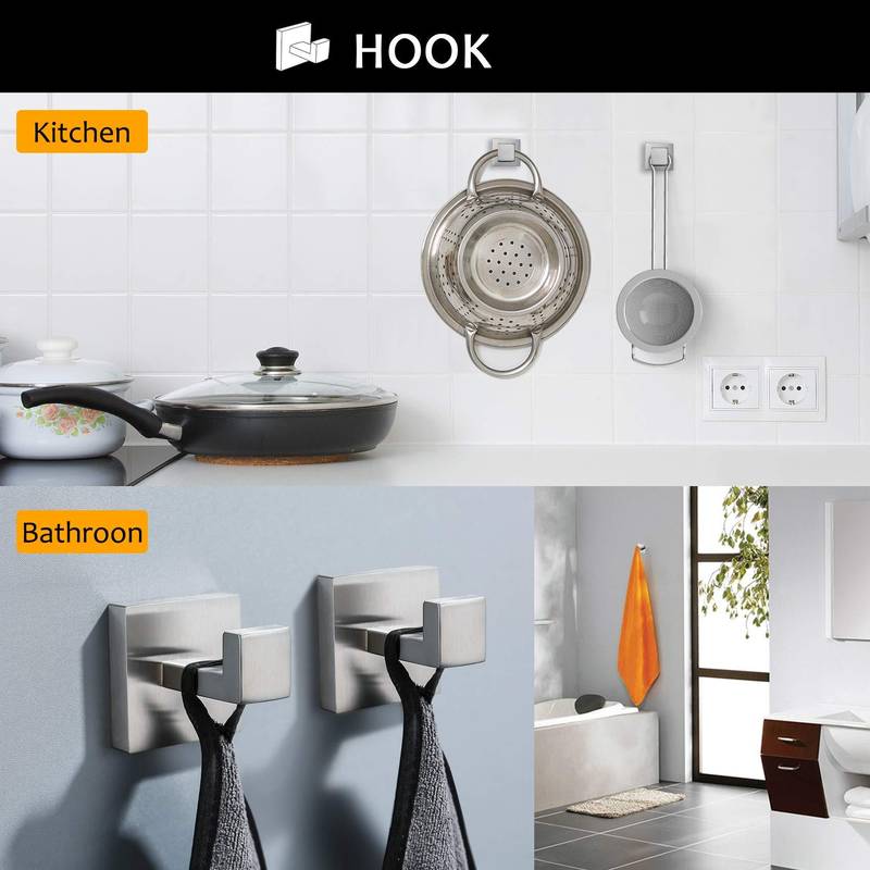 Stylish Stainless Steel Towel Bar Set