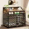 Rustic Chic Dog Crate & Storage House