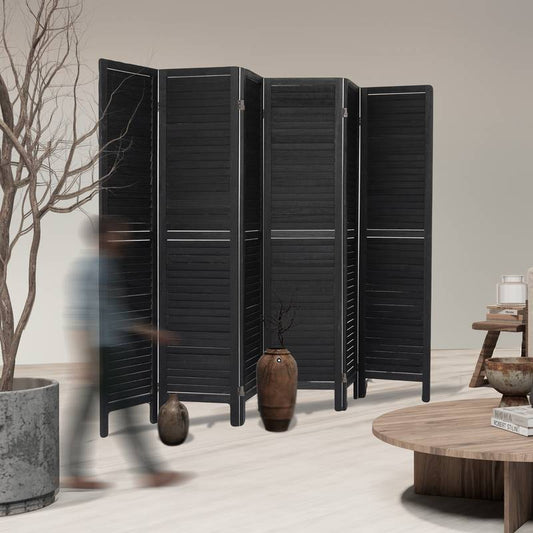 Versatile Wood Folding Room Divider – Stylish Privacy Screen for Any Space