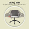 Chic Velvet Rolling Desk Chair
