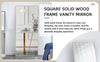 Elegant Full-Length Solid Wood Mirror