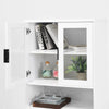 Elegant Glass-Front Storage Bookcase