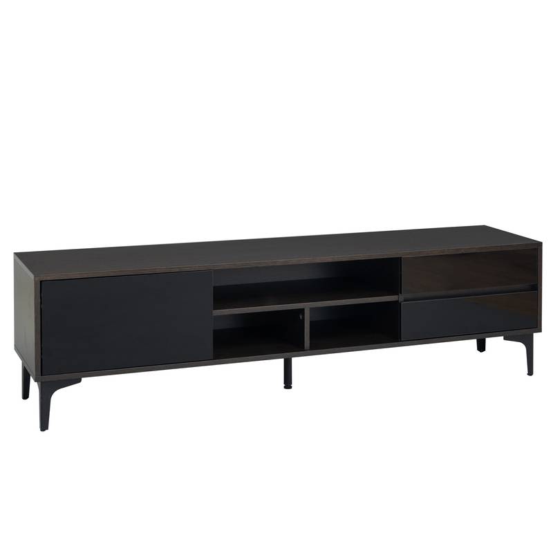 Chic LED TV Console with Stylish UV Drawers