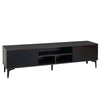 Chic LED TV Console with Stylish UV Drawers