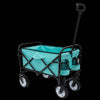Blue Folding Utility Wagon - Your Go-To Cart for Beach Trips, Shopping, and More!