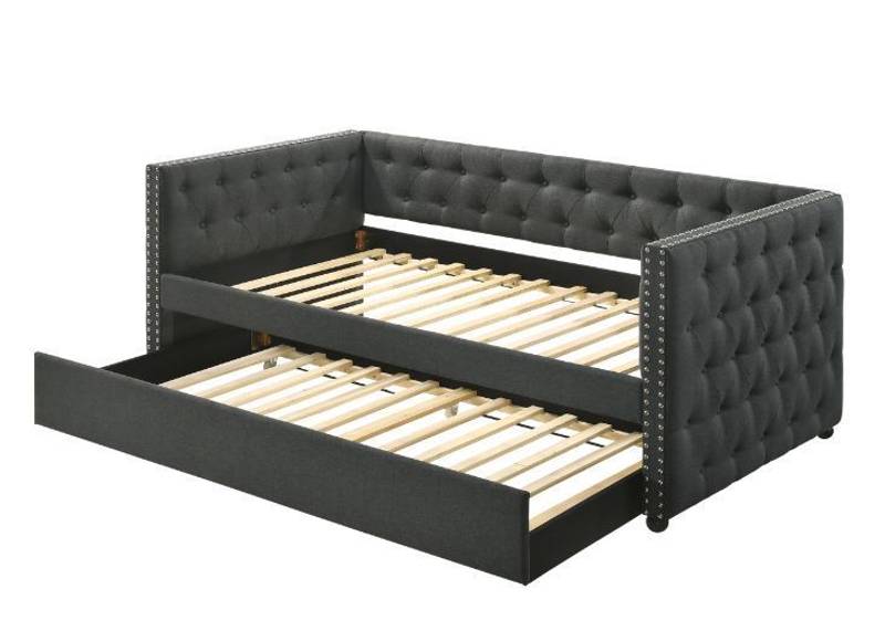Romona Cozy Gray Daybed & Trundle Combo