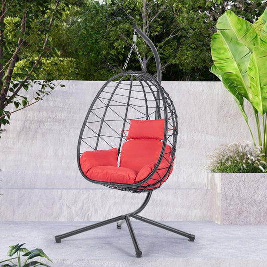 Cozy Swing Egg Chair with Stand