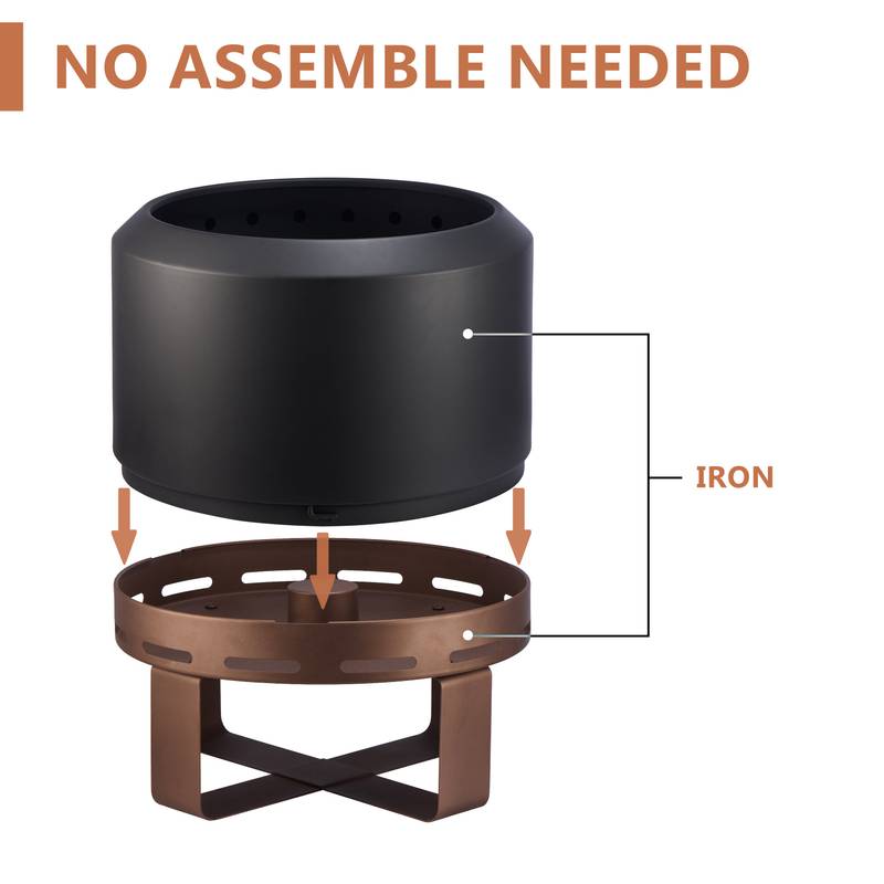 Campfire Bliss: Smokeless Outdoor Fire Pit