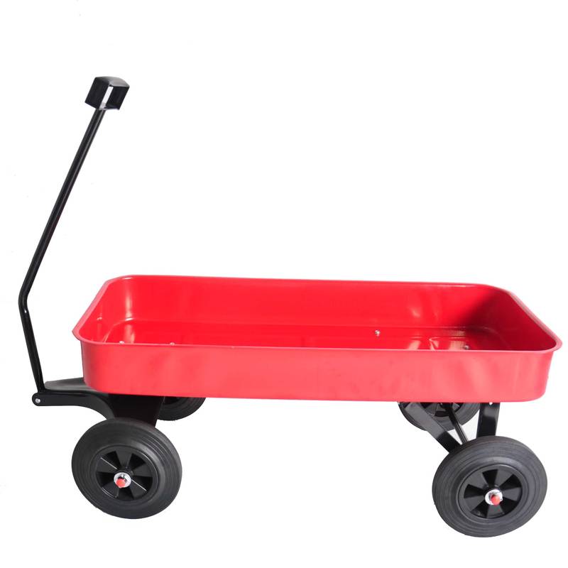 Rugged Red All-Terrain Garden Cart