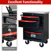 Rolling Tool Cart with Wheels - Stylish Storage for Garage and Workshop