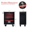 Rolling Tool Cart with Stainless Steel Top – Smart Storage for Garage & Workshop