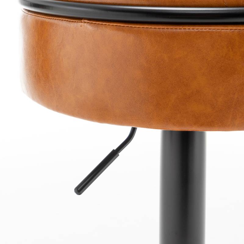 Stylish Swivel Bar Stools - Set of Two