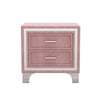 Pink Dream Bedroom Set with LED Bed and Nightstands