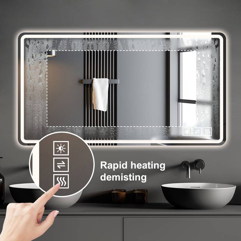Glow & Clear LED Vanity Mirror