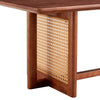 Walnut Rattan-Inspired Tea Table