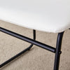 Chic White PU Leather Chair - Perfect for Modern Spaces!