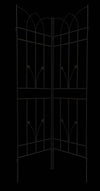 Stylish Metal Garden Trellis Set for Climbing Plants