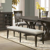 Chic Nailhead Dining Bench