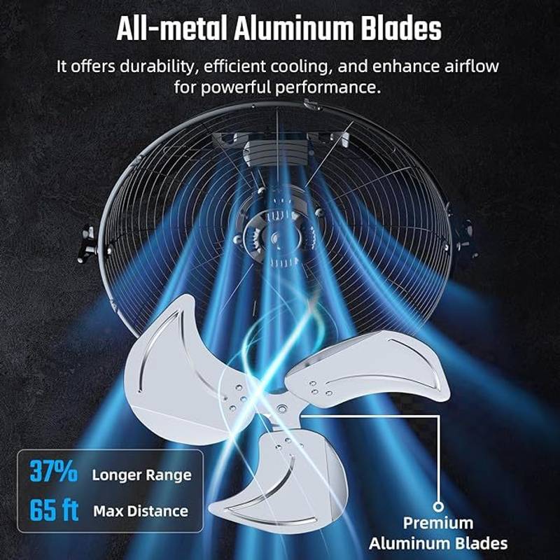 PowerUp Wall-Mount Fan
