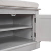 Stylish Storage Bench with Cushioned Seat
