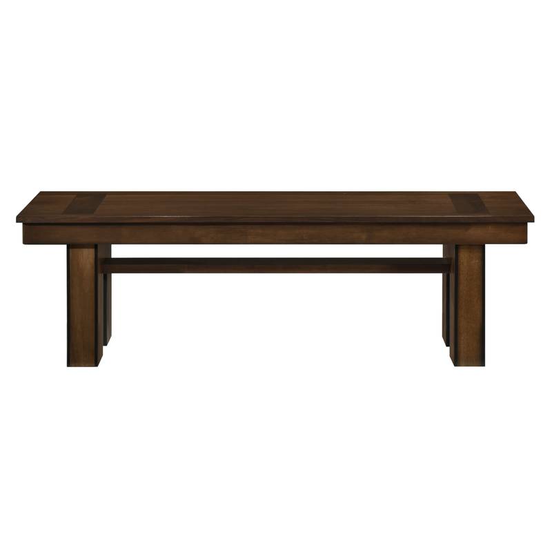 Chic Walnut Dining Bench
