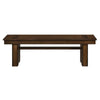Chic Walnut Dining Bench