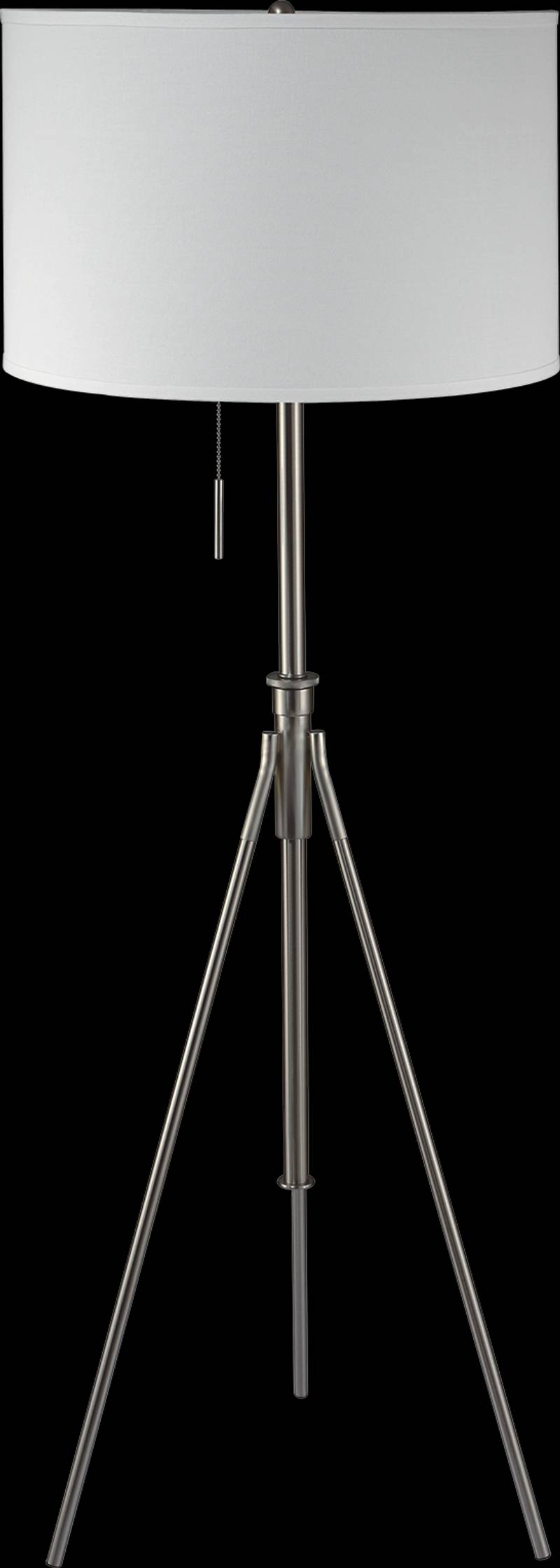 Versatile Adjustable Tripod Floor Lamp with Shade