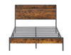 Rustic Charging Bed Frame