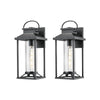 Stylish Black Outdoor Wall Lanterns - Weatherproof and Modern!