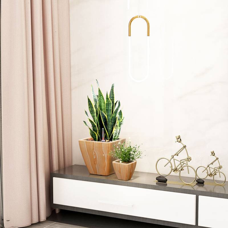 Self-Watering Wood Planter Duo