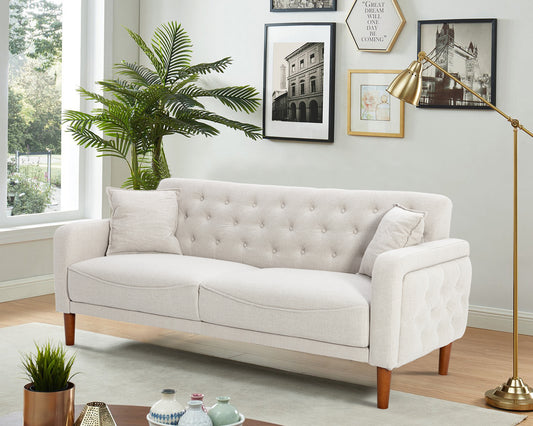 2047 Linen Sofa