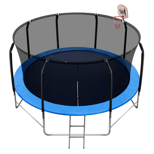 14ft Kid's Trampoline - Jump & Play Edition
