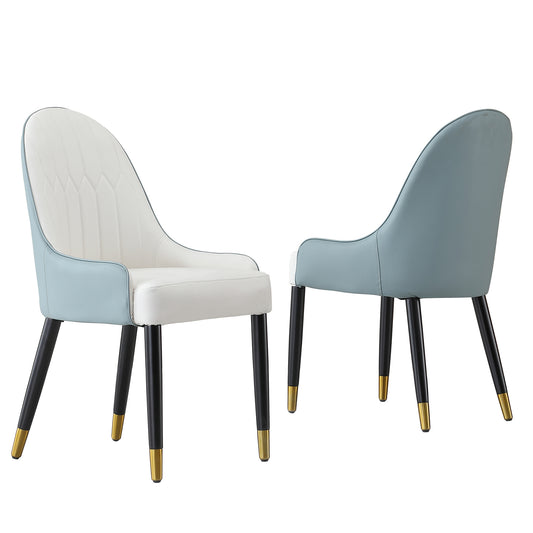 EcoLeather Wood Dining Chairs