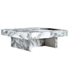 Chic Marble-Style Coffee Table